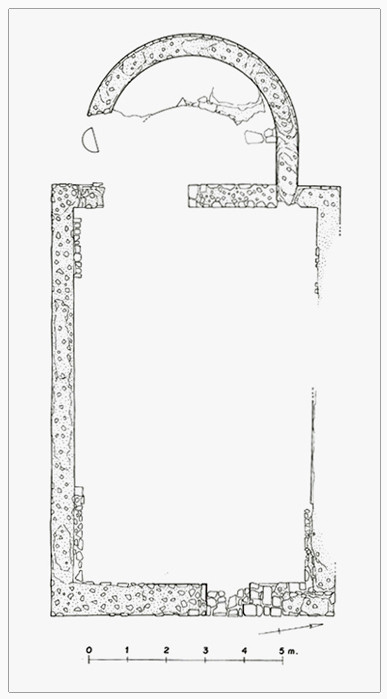 Larino pianta Basilica paleocristiana
