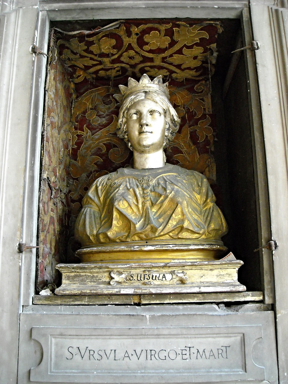 Busto-reliquiario di S. Orsola vergine e martire