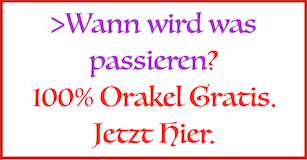 Was wird passieren? Orakel mit Einblick.