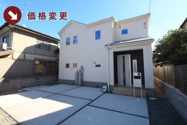 岡山県岡山市南区妹尾の新築一戸建て分譲住宅の外観 物件詳細ページにリンク