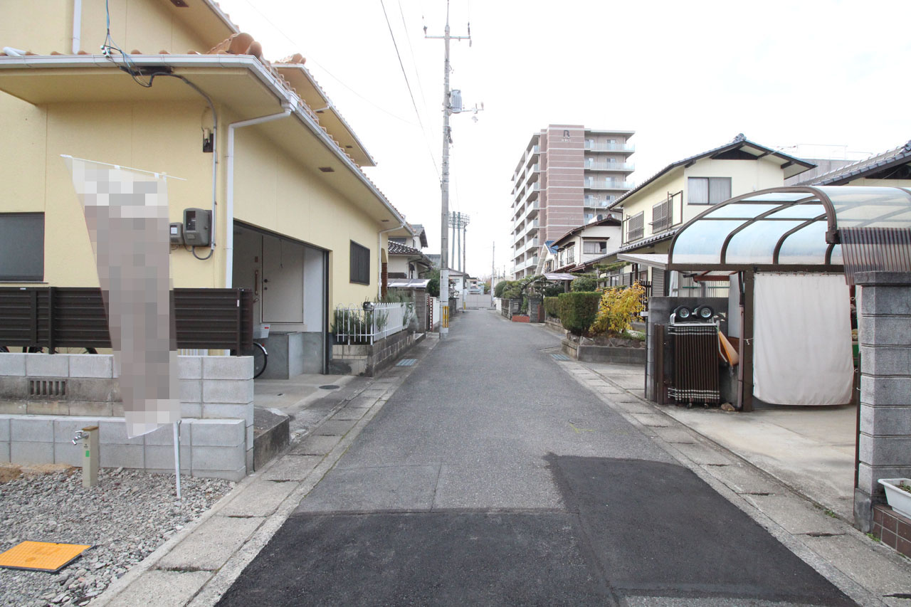 接道（2121年12月下旬撮影）