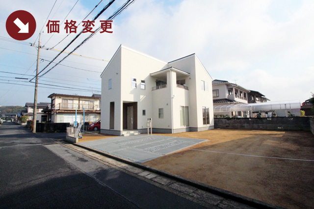 岡山県倉敷市東粒浦の新築一戸建て分譲住宅の外観 物件詳細ページにリンク