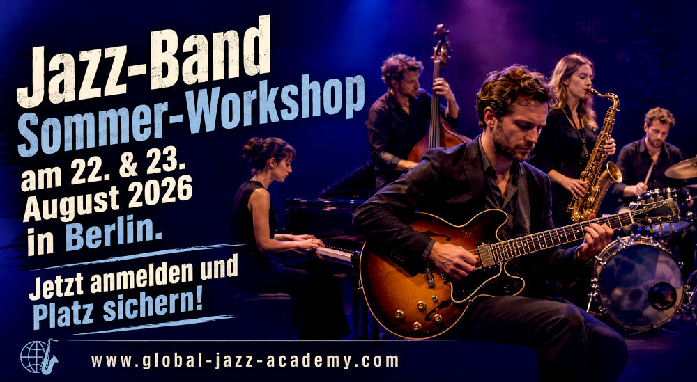 Jazz Band Workshop LIVE am 22. & 23. August 2026 in Berlin