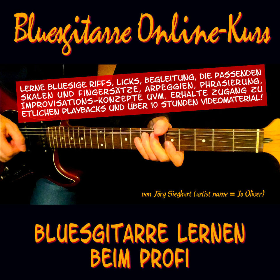 Entdecke das immense Spektrum der Bluesgitarre – von rockenden Blues-Riffs über New Orleans Grooves und Blues-Balladen bis zu Riffs, Licks & Improvisation