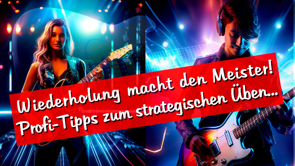 Wiederholung macht den Meister! Intelligente Übungs-Strategien für deinen Lernerfolg... betrifft alle Musikinstrumente!