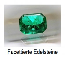 Facettierte Edelsteine