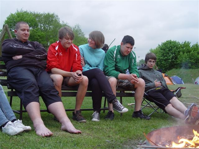 Danach wieder ein gemütliches Beisammensein am Lagerfeuer