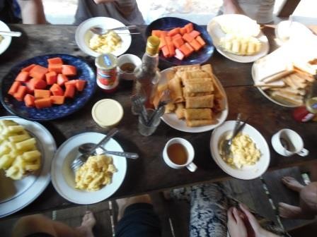 ...und ein super Frühstück!