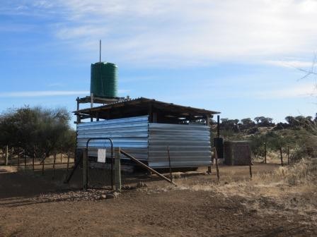 Sanitäranlagen im Bush Camp