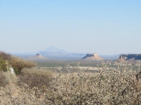 Blick auf die Ugab Terrassen