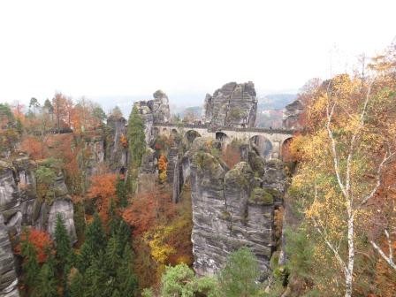 Die Bastei im Elbsandsteingebirge