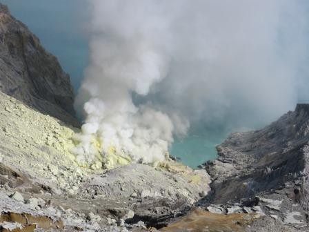 Auf dem Ijen-Plateau