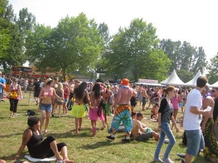 Party bei Sonnenschein
