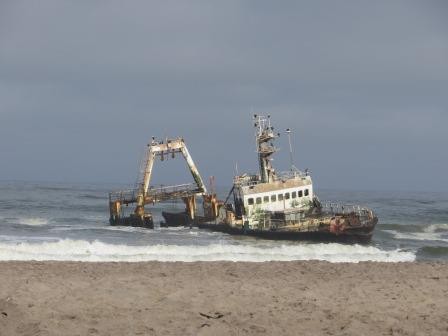 Schiffswrack an der Skeleton Coast