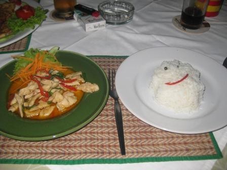 Ein letztes Mal Thai-Food