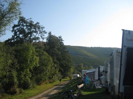 Stellplatz an der Mosel