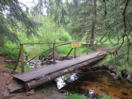 Fußgängerbrücke nach Norwegen