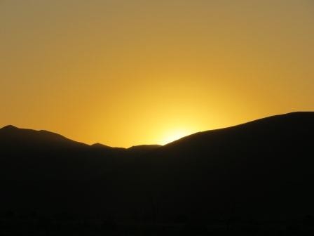 Sonnenuntergang im Sossusvlei