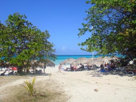 Unser Strand bei Sonnenschein