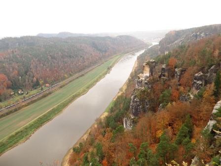 Elbsandsteingebirge in der sächsischen Schweiz