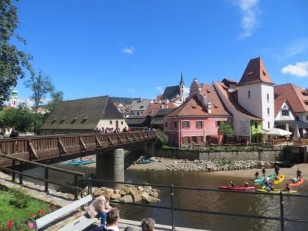 Český Krumlov an der Moldau