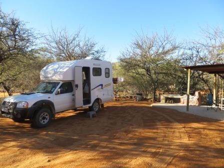 Auf dem Waterberg Plateau Campsite