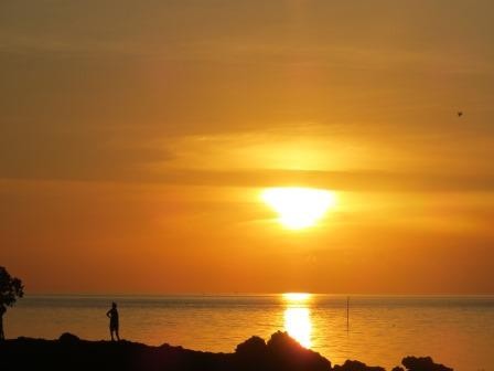 Sonnenuntergang auf Flores