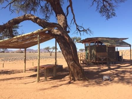 Unser Campsite im NamibRand Nature Reserve