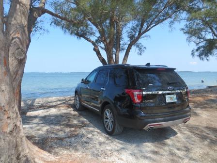 Picknickplatz am Meer auf Sanibel Island