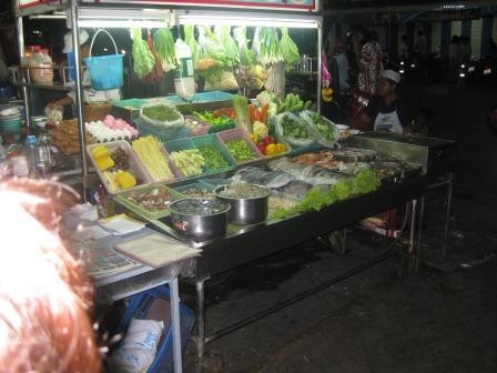 Abschied vom Nachtmarkt in Hua Hin
