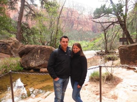 Wanderung zu den Hanging Gardens im Zion Nationalpark