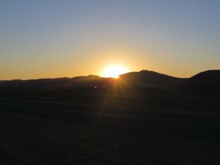 Sonnenuntergang im Sossusvlei