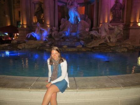 Am Trevi-Brunnen