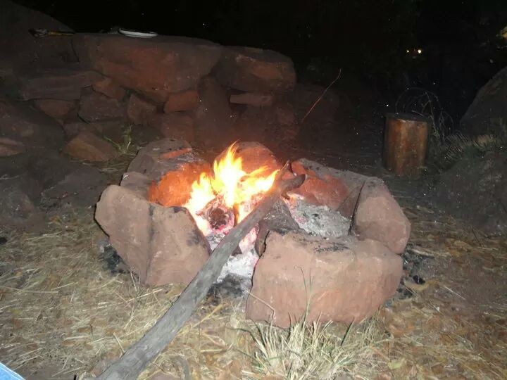 Bonfires at the end of a long hard day