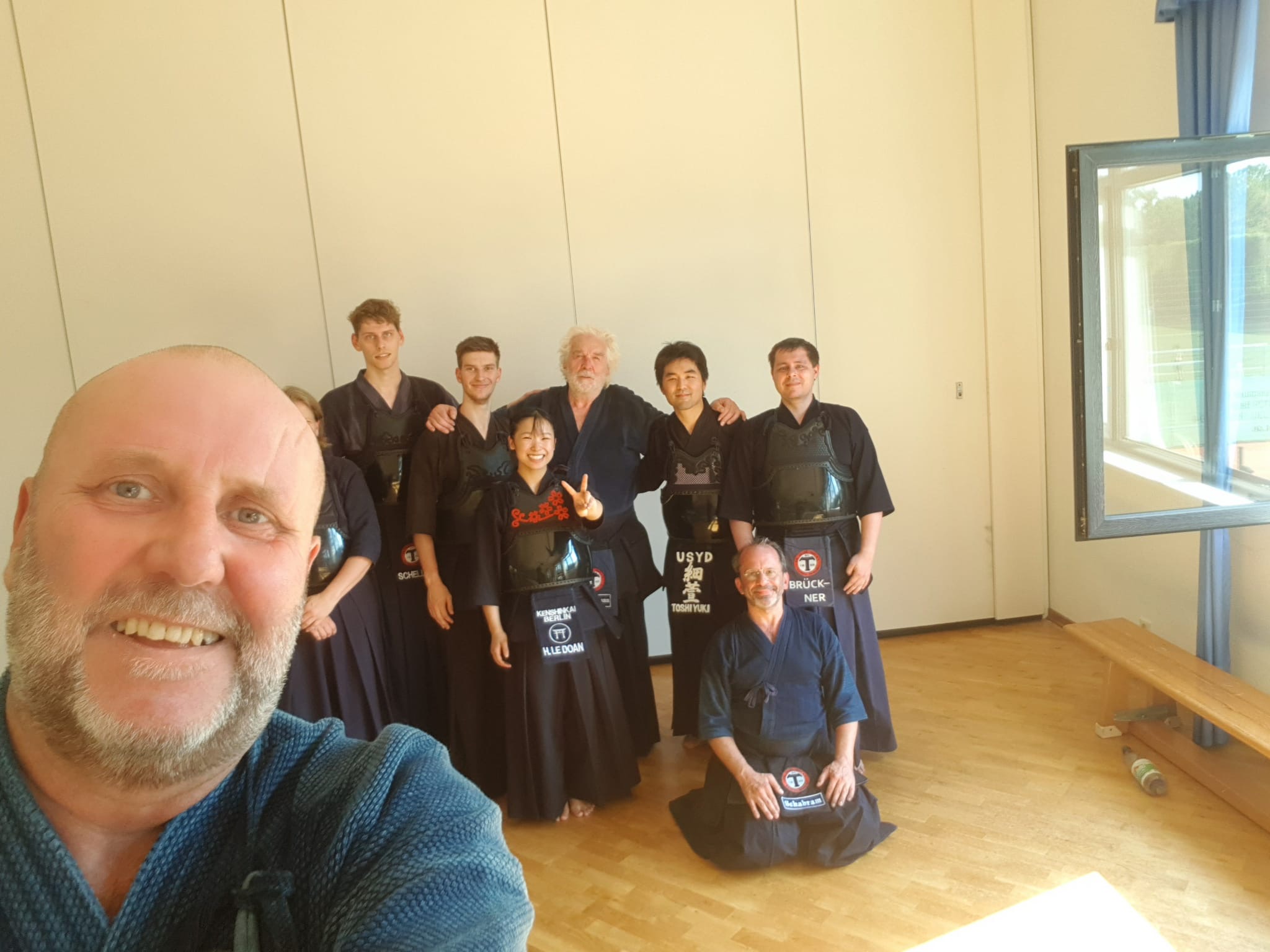 Samstag Training mit Gästen im Spiegelsaal