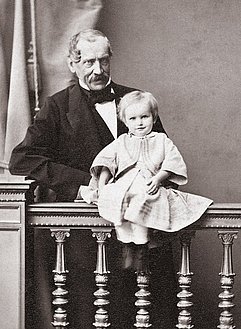 General Gustav von Salomé u. Tochter Louise