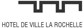 Logo pour le bâtiment de l'Hotel de Ville de La Rochelle - conception graphique - valérie Brulé - graphiste - la rochelle