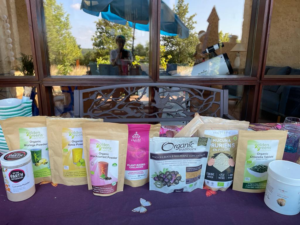 Healing powder selection for breakfast