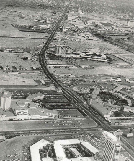 Le Strip vu du ciel