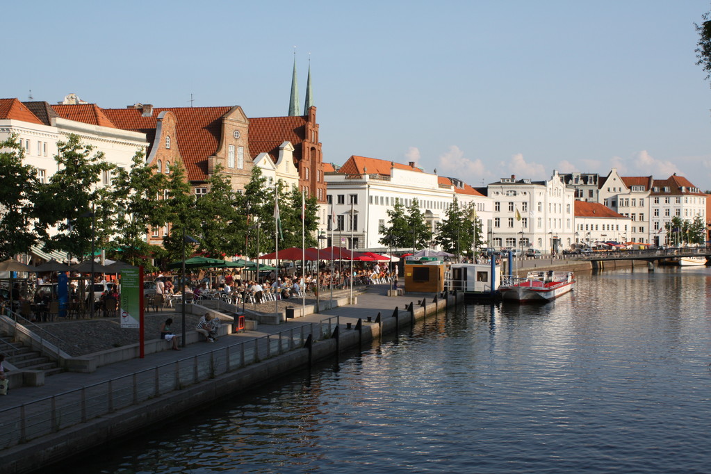 Romantisches Lübeck an der Trave