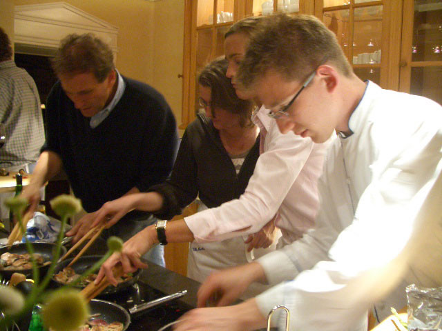 Team- Kochen in der "Villa Martha" am Ratzeburger See