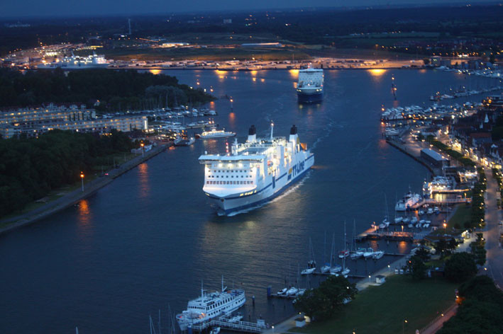 Abend- Stimmung in Travemünde - Blick aus dem Maritim