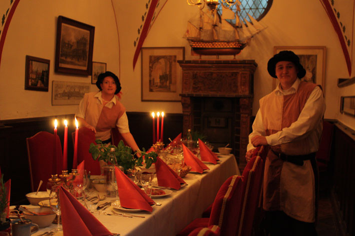 Herzlich Willkommen zu einer Hanse-Tafel in Lübeck