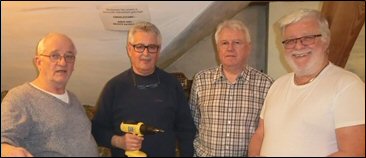 Abb. 78, die neues Führungscrew, Ronald Weinzettl, Wolfgang Hikl, Dr. Helmut Uschold, Ing. Helmut Izaak (von li nach re)