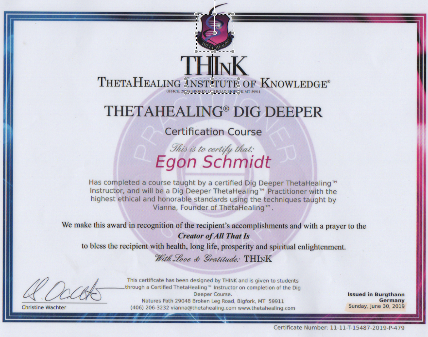 Theta-Healing Digging Grabe Tiefer 