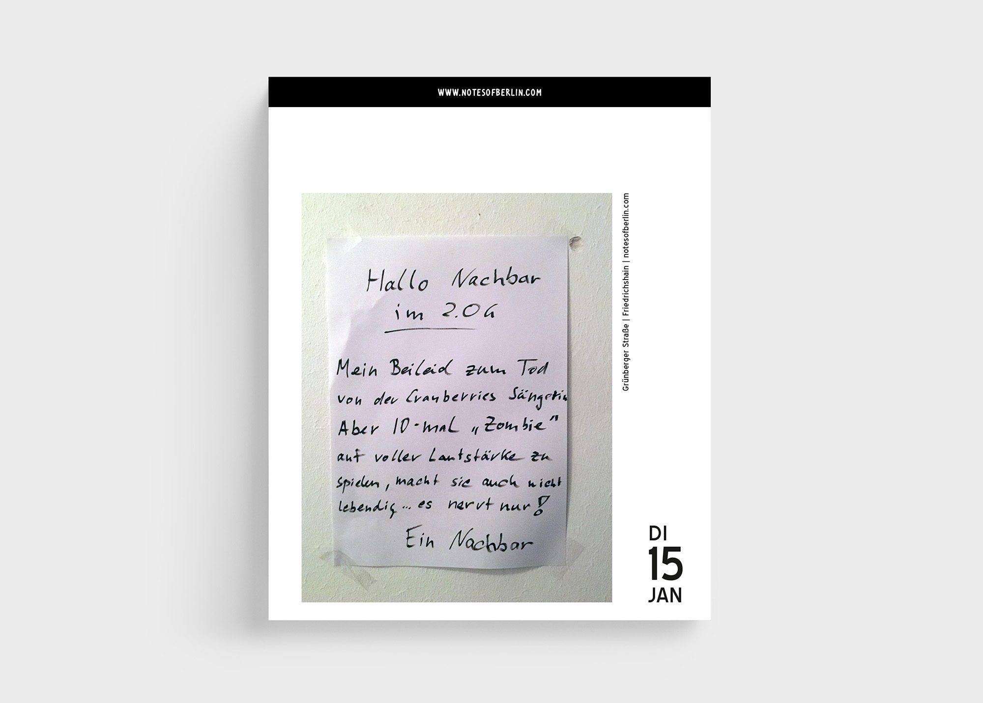 Notes of Berlin 2019 seltmann+söhne