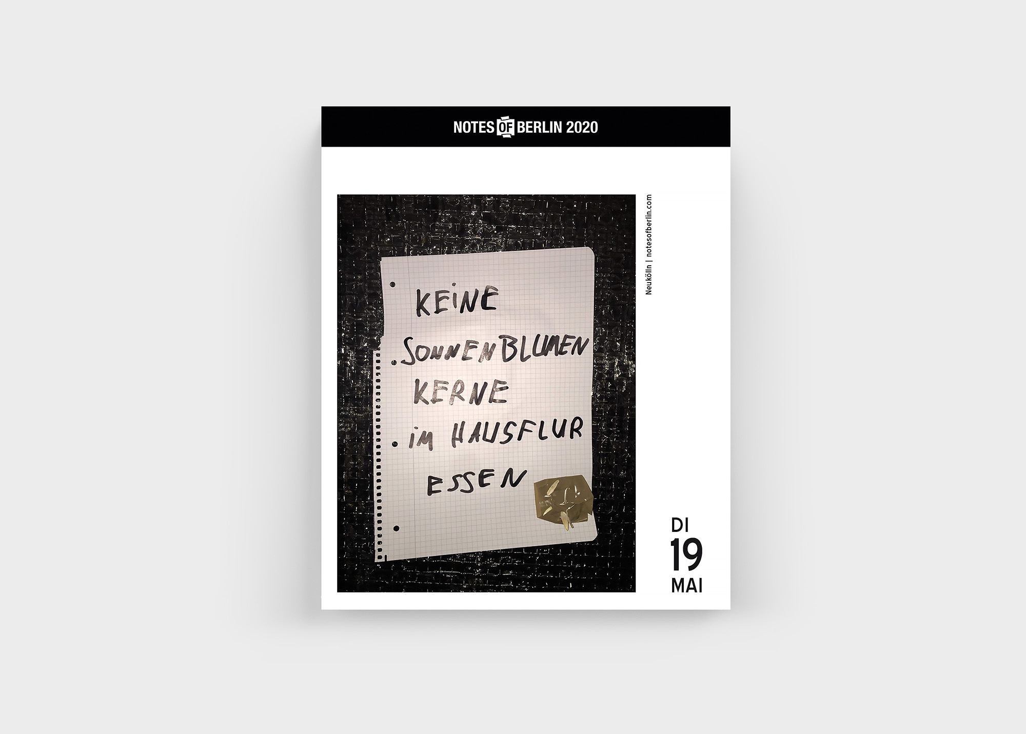 Notes of Berlin 2020 - seltmann+söhne