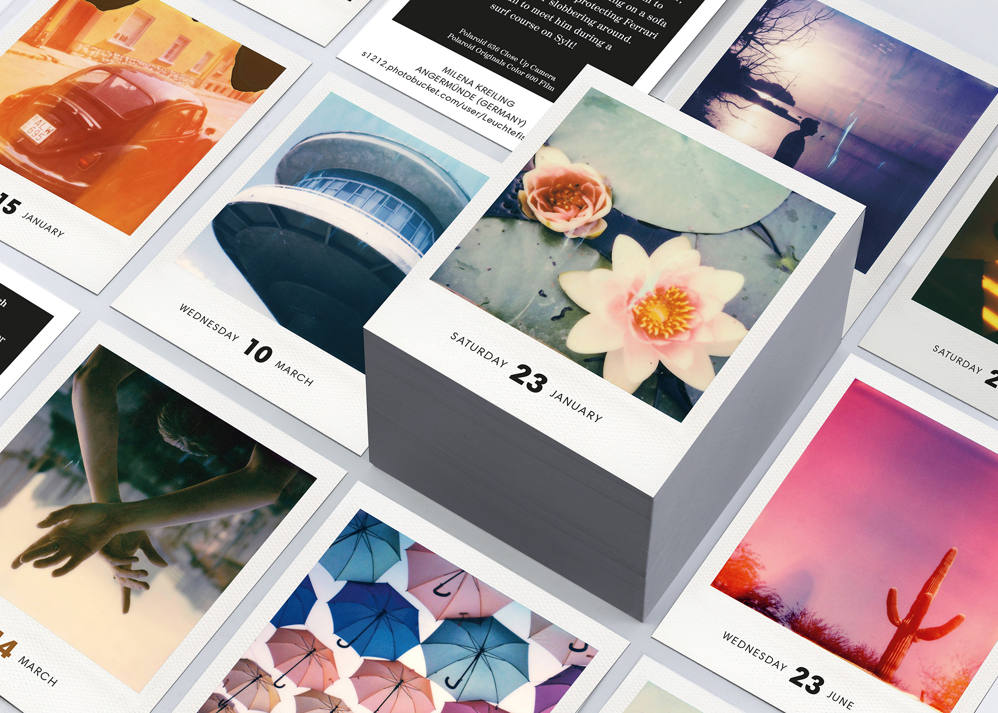 polaroid kalender 2021