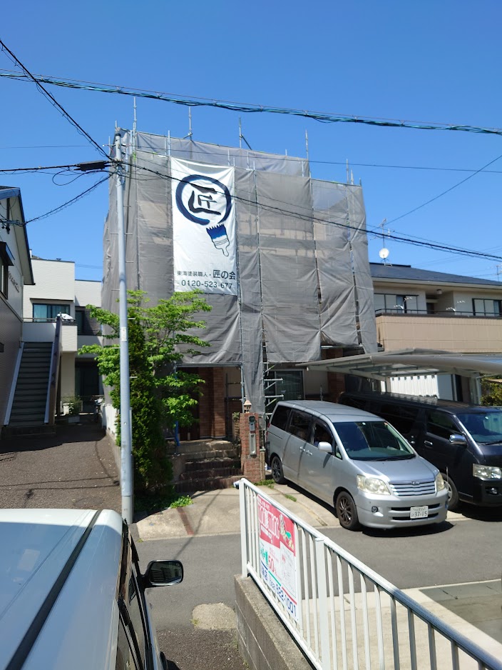 緑区　屋根外壁塗装