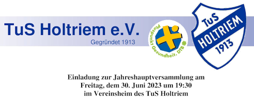 Einladung zur Jahreshauptversammlung